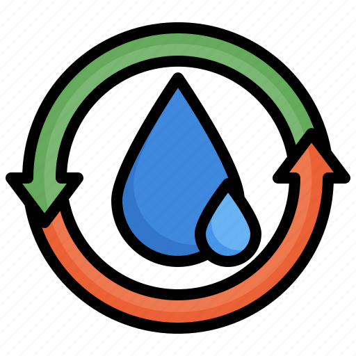 Recycle, water, recycling, cycle, ecology, environment, circular icon - Download on Iconfinder