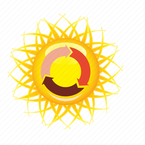 Recycle, sun, sunny, weather icon - Download on Iconfinder
