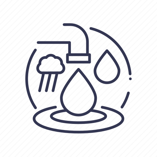Water, conservation, drop, rain icon - Download on Iconfinder