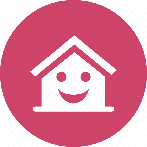 Building, emotion, happy, home, house, smile, smiley icon - Download on Iconfinder