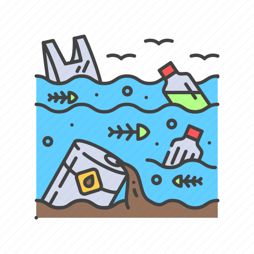 Environmental, issues, ocean, pollution, rubbish, water icon - Download on Iconfinder
