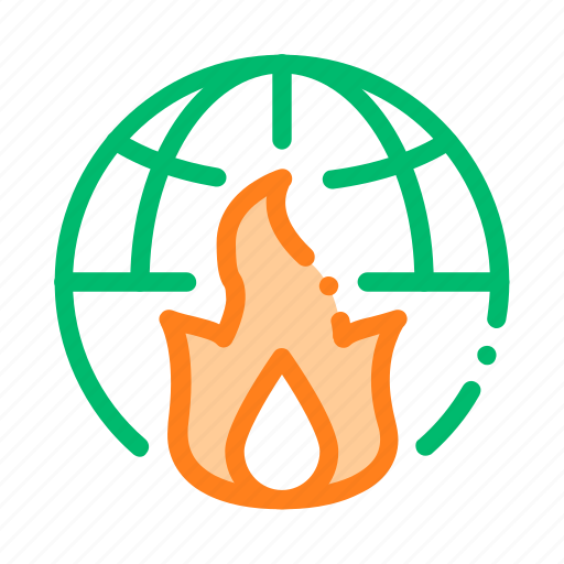 Earth, fire, planet, wilderness icon icon - Download on Iconfinder