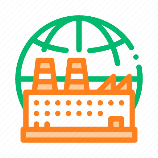 Factory, industrial, planet icon icon - Download on Iconfinder