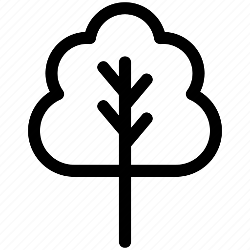 Tree, forest, leaf, nature, garden, plant icon - Download on Iconfinder