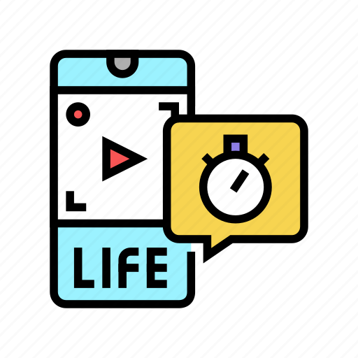 Live, video, ephemeral, internet, digital, content icon - Download on Iconfinder