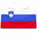 slovenia, europe, flag