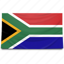 africa, south, flag, south africa