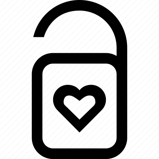 Heart, valentine, love, lock icon - Download on Iconfinder