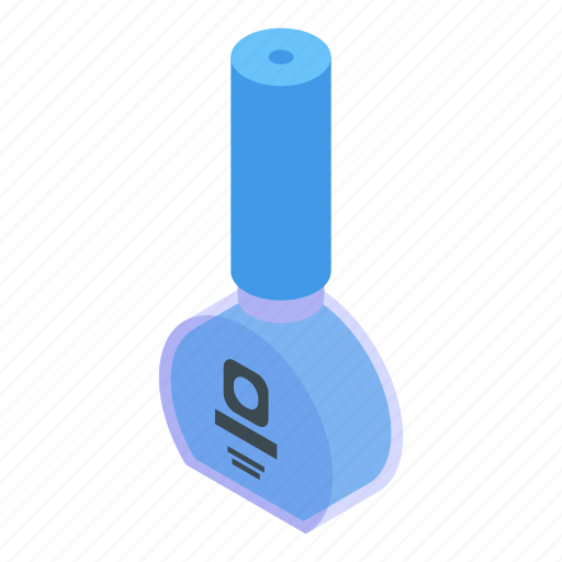 Nail, polish, gel, isometric icon - Download on Iconfinder