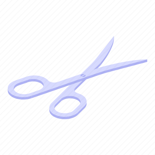 Manicure, scissors, isometric icon - Download on Iconfinder