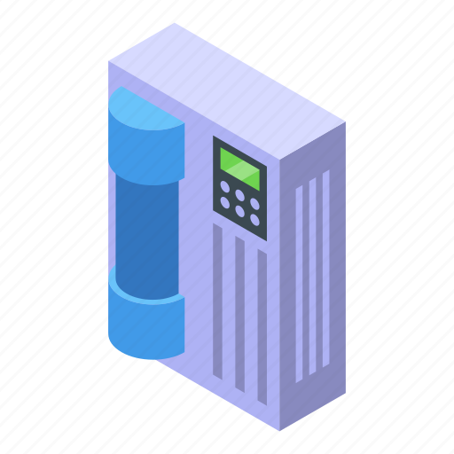 Water, purification, modern, system, isometric icon - Download on Iconfinder