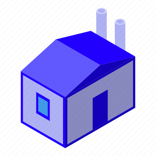 Water, purification, house, isometric icon - Download on Iconfinder