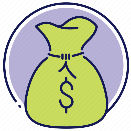 Cash, cash bag, coins, money, money bag icon - Download on Iconfinder