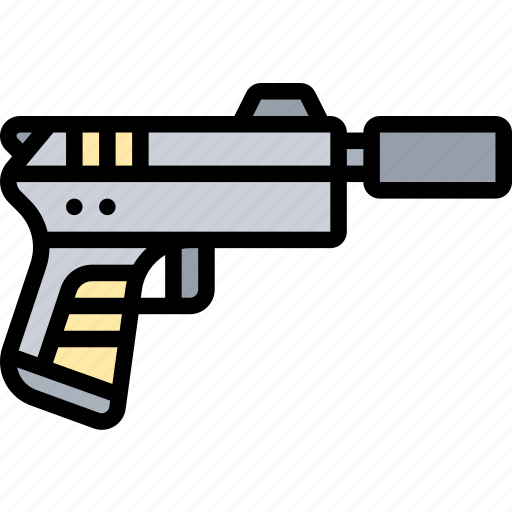 Weapon, gun, laser, pistol, shooting icon - Download on Iconfinder
