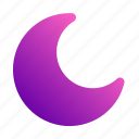 moon, halloween, crescent, half, weather, phases, astronomy, nature