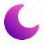 moon, halloween, crescent, half, weather, phases, astronomy, nature 