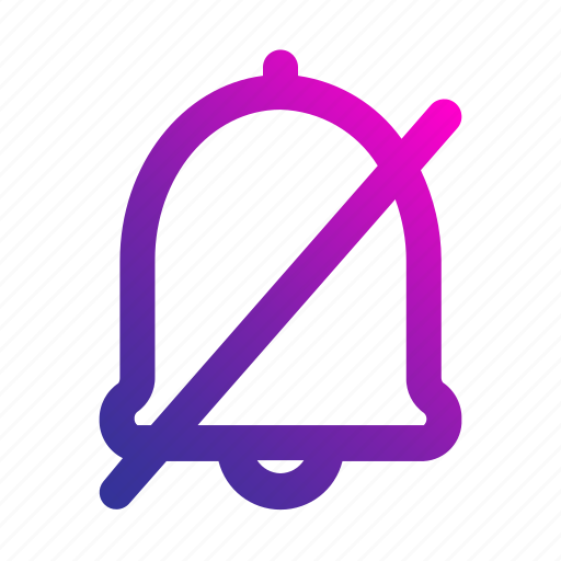 Silent, mute, bell, silence, slash, interface, music icon - Download on Iconfinder