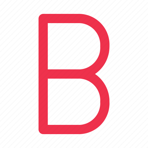 Bold, letter, b, text, formatting, format, option icon - Download on Iconfinder