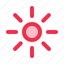 brightness, sun, weather, light, sunlight, nature, shapes, and, symbols, interface