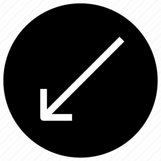 Arrow, down, essential, left, menu, slide icon - Download on Iconfinder