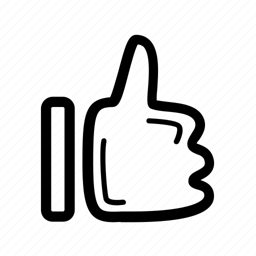 Approve, hand, like, social media, thumps up icon - Download on Iconfinder