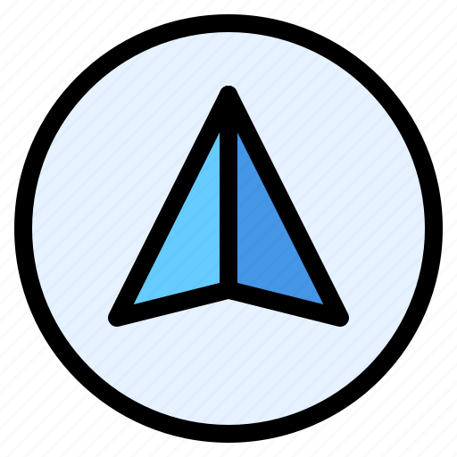 Arrow, gps, navigation, sign icon - Download on Iconfinder