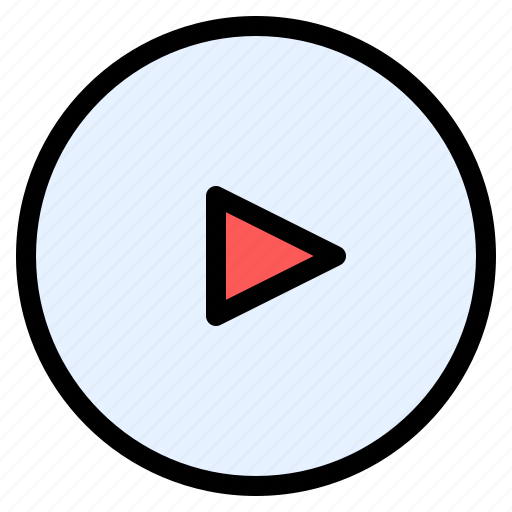 Play, button, movie, arrow, video icon - Download on Iconfinder