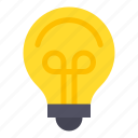 bulb, idea, light, creative 