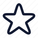 star, essential interface, favorite, rating, favorite icon, star rating
