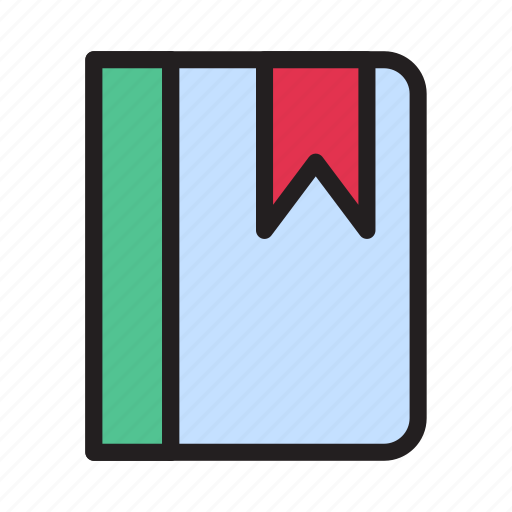 Book, bookmark, education, knowledge, library icon - Download on Iconfinder