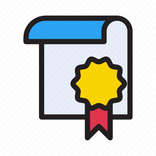 Certificate, degree, document, goal, success icon - Download on Iconfinder