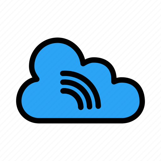 Cloud, media, signal, storage, wireless icon - Download on Iconfinder