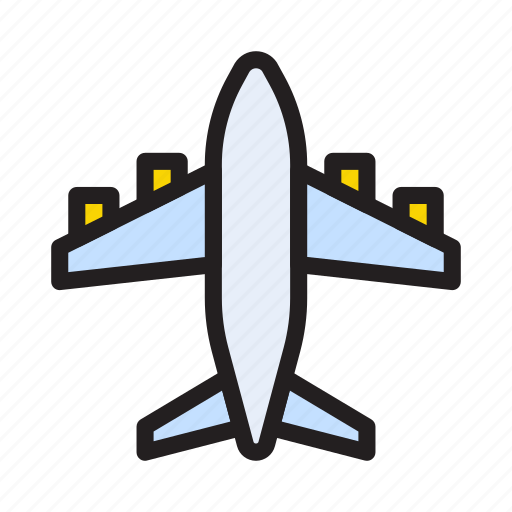 Airplane, communication, flight, tour, travel icon - Download on Iconfinder