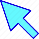arrow, cursor, direction, location, marker, navigation, pointer
