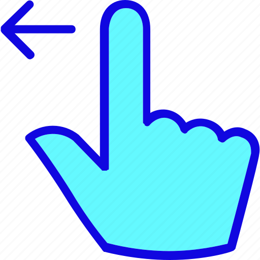 Drag, finger, gesture, hand, left, shift, swipe icon - Download on Iconfinder