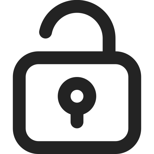 Unlock, lock, locked, padlock, secure icon - Free download