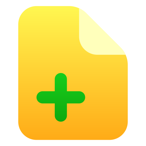 Add, file, document, paper icon - Free download