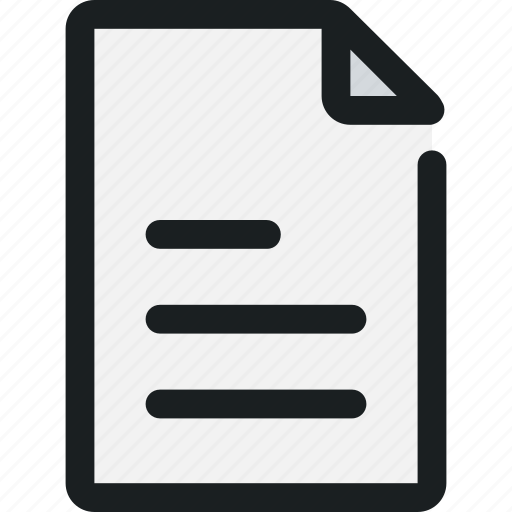 Document, paperwork, file, sheet, page icon - Download on Iconfinder