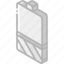 battery, essentials, iso, isometric, low