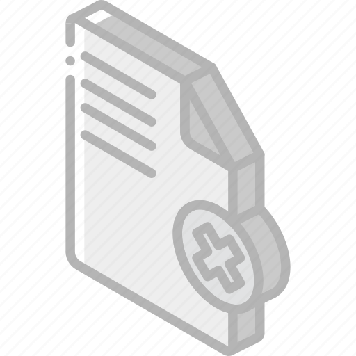 Delete, document, essentials, iso, isometric icon - Download on Iconfinder