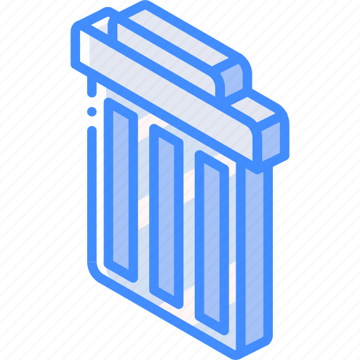 Essentials, iso, isometric, trash icon - Download on Iconfinder