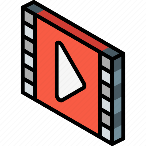 Essentials, iso, isometric, movie icon - Download on Iconfinder