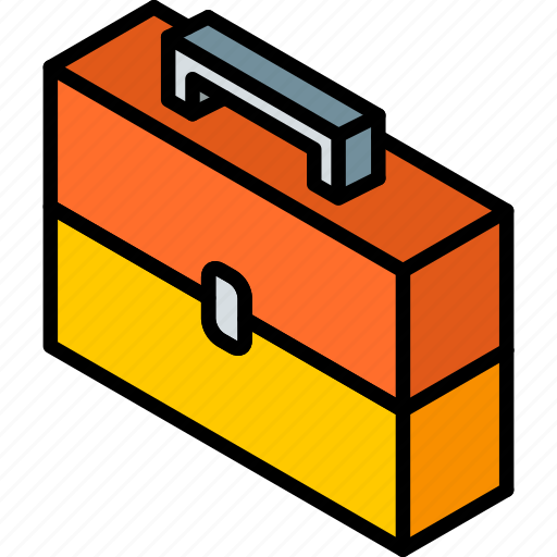 Essentials, iso, isometric, toolbox icon - Download on Iconfinder