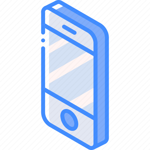 Essentials, iso, isometric, mobile icon - Download on Iconfinder