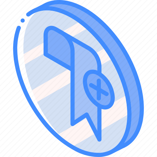 Add, bookmark, essentials, iso, isometric icon - Download on Iconfinder