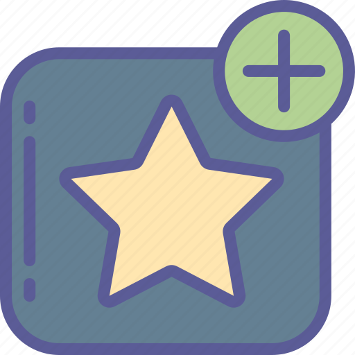Add, essentials, favourite, like, star icon - Download on Iconfinder