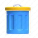 trash, trash bin, dustbin, garbage can, recycle bin