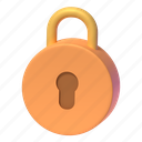lock, safe, security, protection, padlock