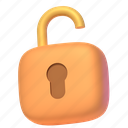 unlock, open lock, relock, unprotected, padlock