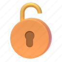 unlock, open lock, relock, unprotected, padlock